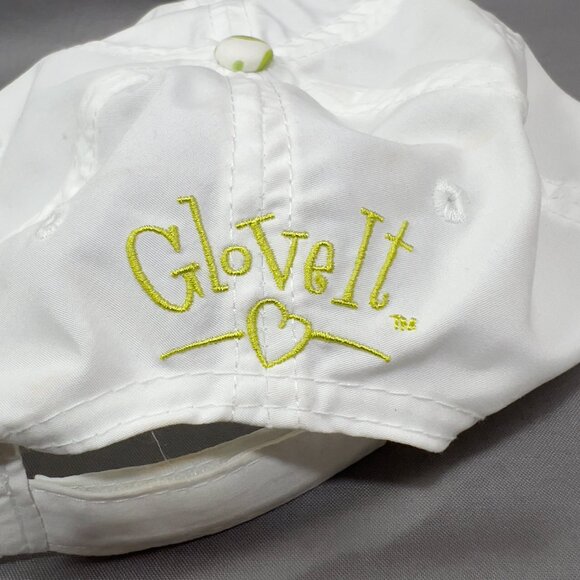 Glove It Strapback Cap Hat White Sportswear Biking Running Athletic Golf Womens - Picture 11 of 15